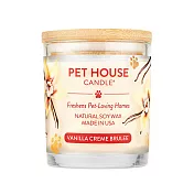 美國 PET HOUSE 室內除臭寵物香氛蠟燭 240g-法式烤布蕾