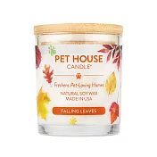 美國 PET HOUSE 室內除臭寵物香氛蠟燭 240g-秋風落葉
