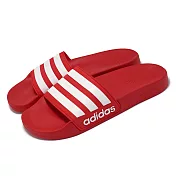 adidas 拖鞋 Adilette Shower 男鞋 女鞋 紅 白 軟底 三條線 涼拖鞋 休閒鞋 愛迪達 GZ5923