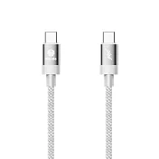 solide 索力得 耐彎折編織傳輸線 USB-C to USB-C 160cm 白色