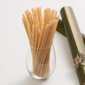 【100%植】環保標章認證吸管 環保吸管 甘蔗吸管6*210mm 100入 平口(杯飲使用)
