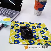 【rue de mode】與＂麥子們＂攜手公益聯名 -- 設計款滑鼠墊  藍色朵朵