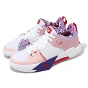 Nike 籃球鞋 Jordan One Take 5 PF 男鞋 白 粉紅 忍者龜 Westbrook FQ3101-100