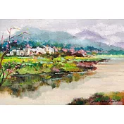 【玲廊滿藝】盧來全-春意24x33cm