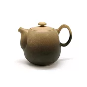 陶作坊│滿足壺(綠黃)