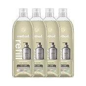 【箱購】Method美則金緻洗手乳– 霧銀灰(補充瓶)1000ml*4