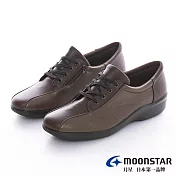 MOONSTAR月星 呵護系列休閒女鞋 JP23 咖啡