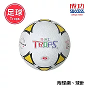 成功SUCCESS 5號彩色足球 40251(附球網、球針)