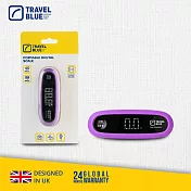【Travel Blue 藍旅】Digital Travel Scale 旅行數位行李秤 紫色