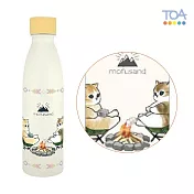 日本東亞金屬 mofusand 貓福珊迪 貓咪不鏽鋼碳酸飲真空保溫瓶 530ml 露營