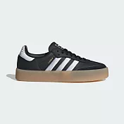 ADIDAS SAMBAE W 女休閒鞋-黑-ID0436 UK4.5 黑色