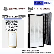 適用PANASONIC國際牌 F-PXM55W F-PXH55W F-VXH50W F-VXH50W 濾網