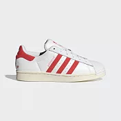 ADIDAS SUPERSTAR W 女休閒鞋-白紅-IG5958 UK3.5 白色