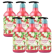 《台塑生醫》CC daily草莓粉嫩沐浴乳580g*6入