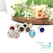 【Hera赫拉】簡約配件防走光多彩水晶胸花/胸針-10入組