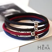 【Hera赫拉】 金屬珠珠基礎髮圈/髮束-隨機色十入組