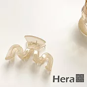 【Hera赫拉】日韓夏季波浪鯊魚夾4款 H111030307 奶白色