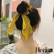 【Hera赫拉】韓國網紅東大門飄帶大腸髮圈H111031412 薑黃