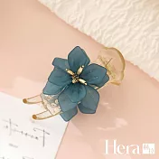 【Hera赫拉】優雅山茶花透明香蕉夾 L111080907 綠色