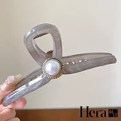 【Hera赫拉】韓系復古珍珠鯊魚夾 H111100401 灰色