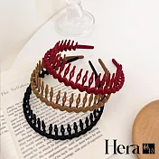 【Hera赫拉】波浪絲絨防滑髮箍 H112030704 紅色