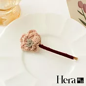 【Hera赫拉】韓國布藝花花髮夾 H112041104 粉色