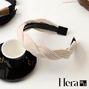 【Hera赫拉】秋冬款小香風絨面髮箍 H112112103 米色