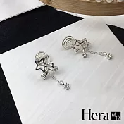【Hera 赫拉】韓版許願流星鋯石無痛蚊香耳夾