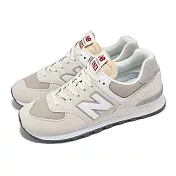 New Balance 休閒鞋 574 男鞋 女鞋 海鹽 灰 麂皮 網布 緩衝 情侶鞋 NB U574RCD-D