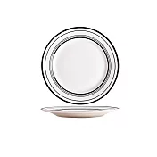 【Homely Zakka】北歐經典復古黑白浪漫系列陶瓷餐盤/西餐盤_ 赫本線條