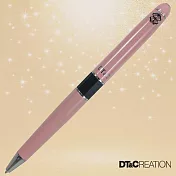 【DT&CREATION】潘朵拉珠翡黃騰達原子筆-附項鍊 (天然黑翡翠-附專業機構珠寶鑑定書) 嫩粉紅