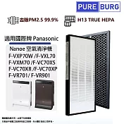 適用Panasonic國際牌F-VXP70W F-VXL70 F-VXM70 F-VC70XP 空氣清淨機濾網
