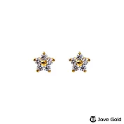 JoveGold漾金飾 燦爛的夢黃金耳環