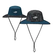 【ATUNAS 歐都納】迷彩雙面大盤帽A1AHCC06N/防曬遮陽/登山帽/戶外活動配件 無 迷彩藍