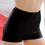 【華歌爾】彈性緹花短型束褲(64-82號/時尚黑)NV3423-BL 其他 Size 64