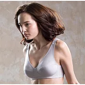 【華歌爾】WALKING健走BRA 90BC-85DE 罩杯無鋼圈內衣(休閒灰) 38/85B B 85