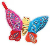 eeBoo 響響系列 - 手搖鈴 - Butterfly Rattle Rattle 蝴蝶