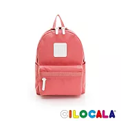 CILOCALA 亮彩尼龍防潑水後揹包-小 寶石紅