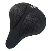 DR.AIR 城市車用3D立體紋路氣墊座墊套(適用U-Bike坐墊) 黑色