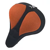 DR.AIR 城市車用3D立體紋路氣墊座墊套(適用U-Bike坐墊) 橘色