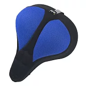 DR.AIR 升級版城市車用3D立體紋路氣墊座墊套(適用U-Bike坐墊) 藍色