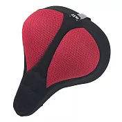 DR.AIR 升級版城市車用3D立體紋路氣墊座墊套(適用U-Bike坐墊) 紅色