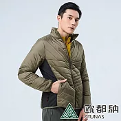 【ATUNAS 歐都納】男款THERMOLITE科技纖維外套A8GA2313M/保暖/防潑水* M 橄綠