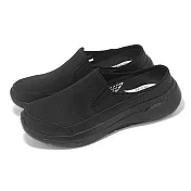 Skechers 休閒鞋 Go Walk Arch Fit-Leverage 男鞋 黑 透氣 支撐 穆勒鞋 216253BBK