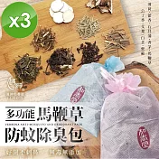 【麗紳和春堂】馬鞭草防蚊除臭包(70gx2包/袋)x3袋