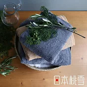 【日本桃雪】sensui Yu抗菌防臭檜木萃取精梳棉方巾超值兩件組(多色任選- 亞麻棕)|鈴木太太公司貨