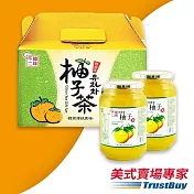 【美式賣場】韓味不二柚子茶飲禮盒組(1公斤*2入/盒)