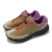Merrell 越野跑鞋 Agility Peak 5 男鞋 卡其 紫 緩衝 抓地 橡膠大底 運動鞋 ML068125 27cm KHAKI/DEWBERRY