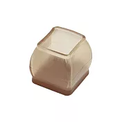 【COMET】加厚升級毛氈靜音桌椅腳套8入組-小(桌腳套 椅腳套 防刮腳套/TCLC-02) 茶色方形