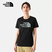 The North Face W IWD GRAPHIC LOGO S/S TEE - AP 女短袖上衣-黑-NF0A88GZJK3 S 黑色